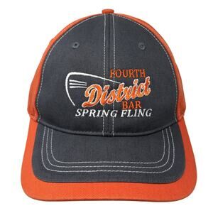 Fourth District Bar Spring Fling Strapback Hat Multicolor One Size